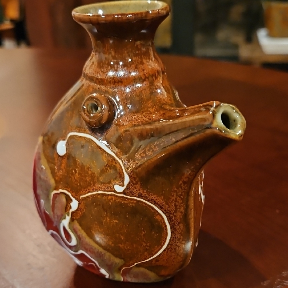 Vintage Hively Pottery Monmouth Oregon Hand Thrown Individual Teapot Pitcher PNW